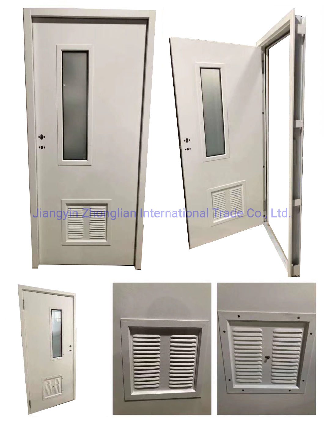 Customized Home Front Exterior Main Entry Steel Security Doors