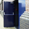 Swing Security Fireproof Iron Emergency Exit Entry Fire Rated Steel Door