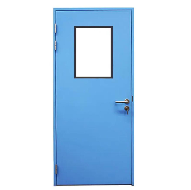Hospital Door with Window Interior Doors Medical Cleanroom Swing Door