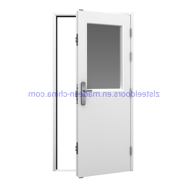 2023 Modern Style High Security Glazed Steel Doors Commerical Doors China Manufacturer