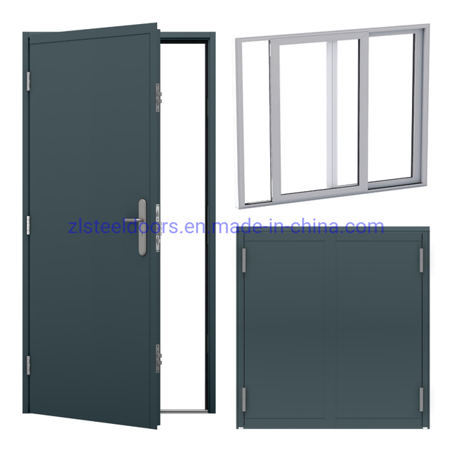 European Modern Style Heavy Duty Steel Security Doors for Modular House Containers