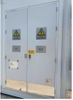 Fire Proof Galvanized Powder Coating Container Door with Threshold and Weather Strip