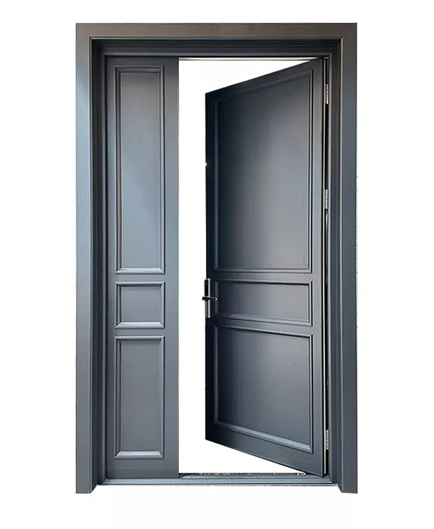 Moden Design High Quality Cheapest Exterior Steel Double Leaf Door