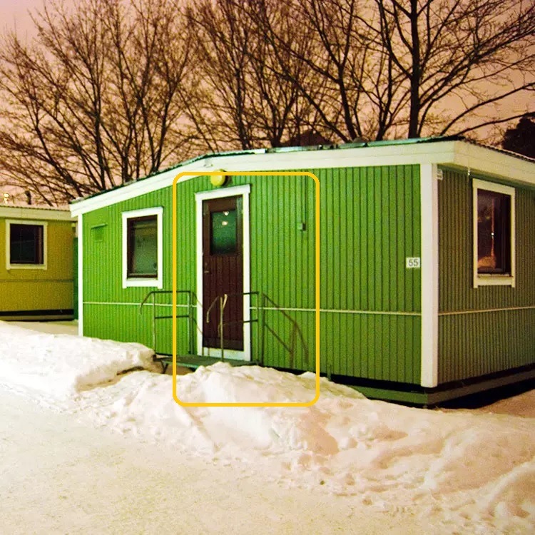 Excellent Quality Newest Fast Assemble Durable Portable Prefab House Container Prehung Door