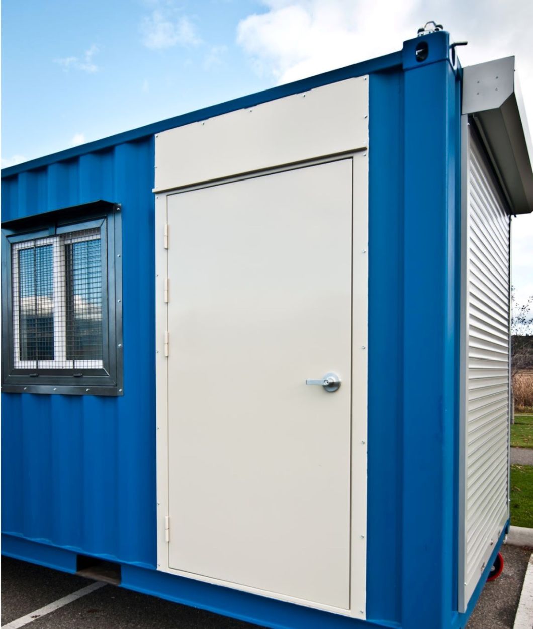 Us Container Houses Doors Prefabricated House Steel Structure Container Steel Door
