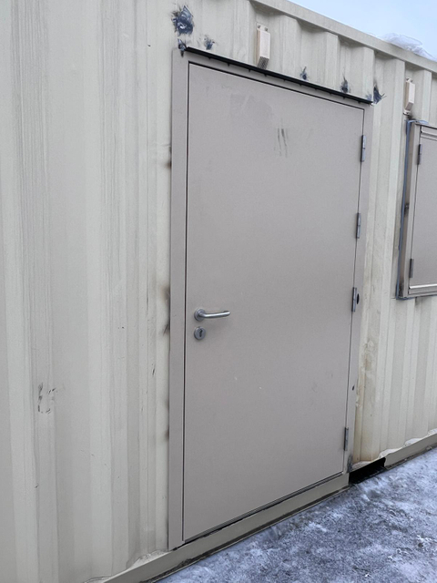DIY Quick Assembling Steel Security Door for Offsite Construction Container House