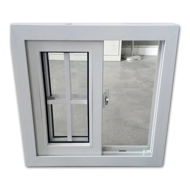 Durible Vinyl Hurricane Impact Window Design PVC Frame Sliding Glass Waterproof Bathroom Window