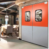 Automatic Closing Steel Double Leaf Restaurant Kitchen Traffic Swing Doors