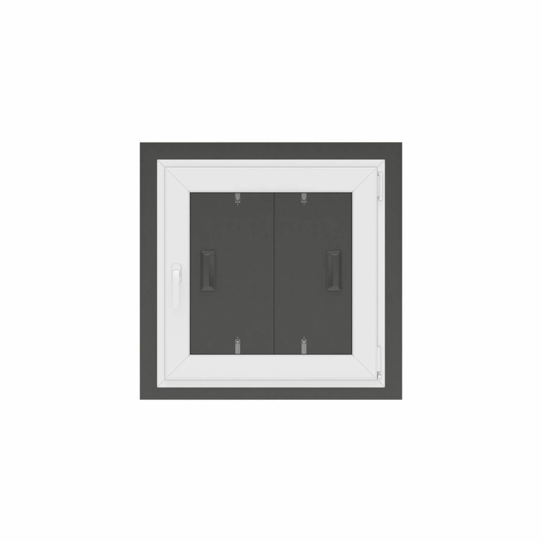 High Performance Windproof Container PVC Windows UPVC Swing Glass Windows Double Glazings