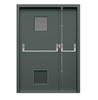 Steel Door with Louver Certificated Fire Rated Doors Direct Factory Price of Fire Rated Doors