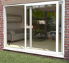 Roller Sliding Windows with Screens PVC Reflective Glass Sliding UPVC Window