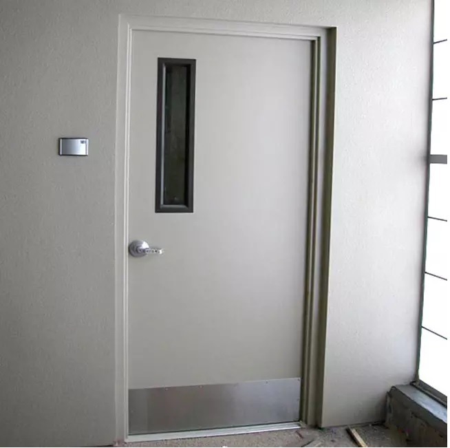 Bullet Resistant Openings Heavy Duty Stainless Steel Security Doors Exterior Doors