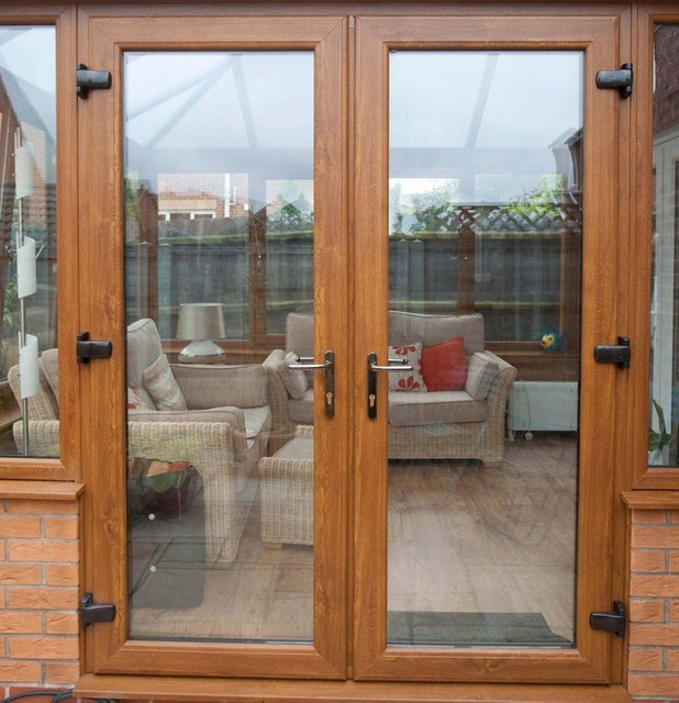 High Quality UPVC PVC Sliding Glass Patio Door for Houses