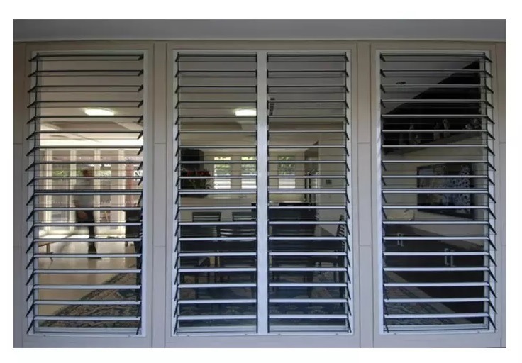Europe Popular Exterior Building Decorative Aluminum Alloy Louver Window Door Shutter