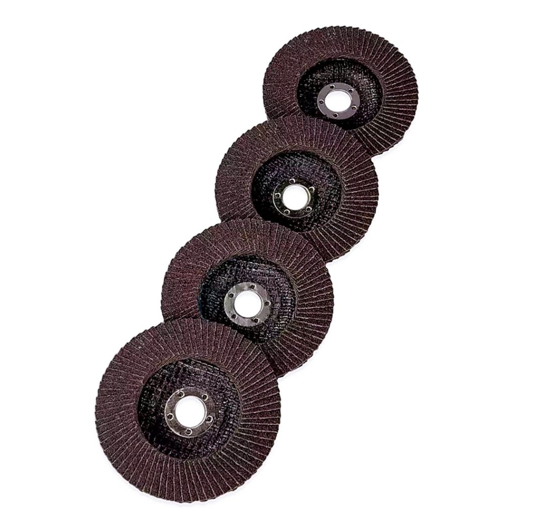 Customized Metal Grinding Abrasive Tools Calcined Aluminium Oxide Buffing Wheel Flap Disc
