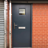 Custom Modern Security Steel Doors with Custom Lockset High Level Appearance