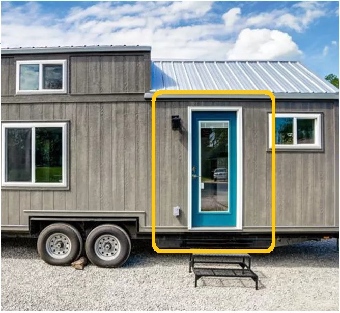 Modular Prehung Door Steel Door for Quick Concrete House
