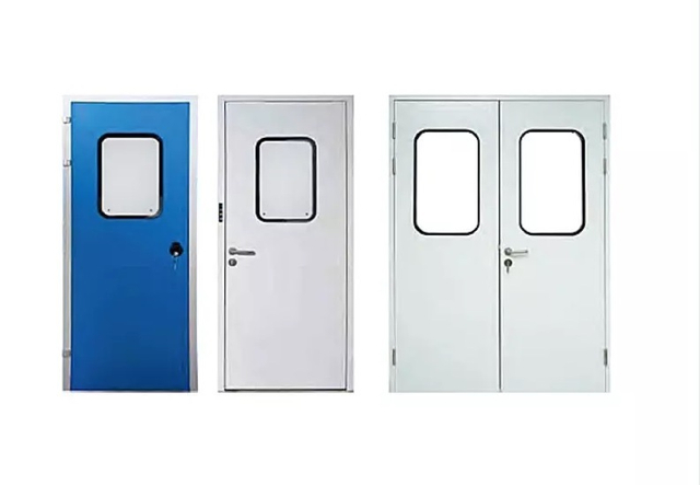 Hospital Theatre Swinging Doors Double Leaf Steel Door Price for Operation Room Door
