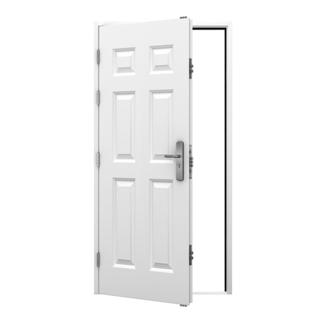 New Style Steel Security Door Design Single Iron Door