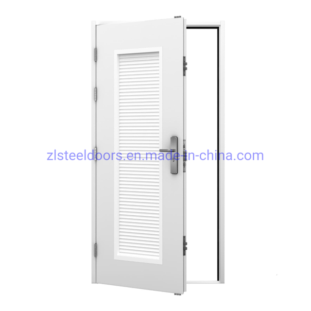 Wholesale High Quality Steel Louvred Door Security Doors with Ss Lockset