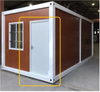 Steel Prehung Door for Light Steel European Modern Design Portable Container House