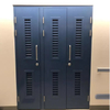 Standard 3 Hours Fire Rated Powder Coating Galvanized Steel Door for Hospital with Louver
