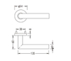 Direct Manufacturer Ss Lever Handle for Entry Door