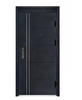 European Residential Modern Design Custom Size Main Entrance Front Steel Security Exterior Doors