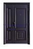 European Design Superior Quality Armored Doors Black Bulletproof Security Steel Exterior Doors