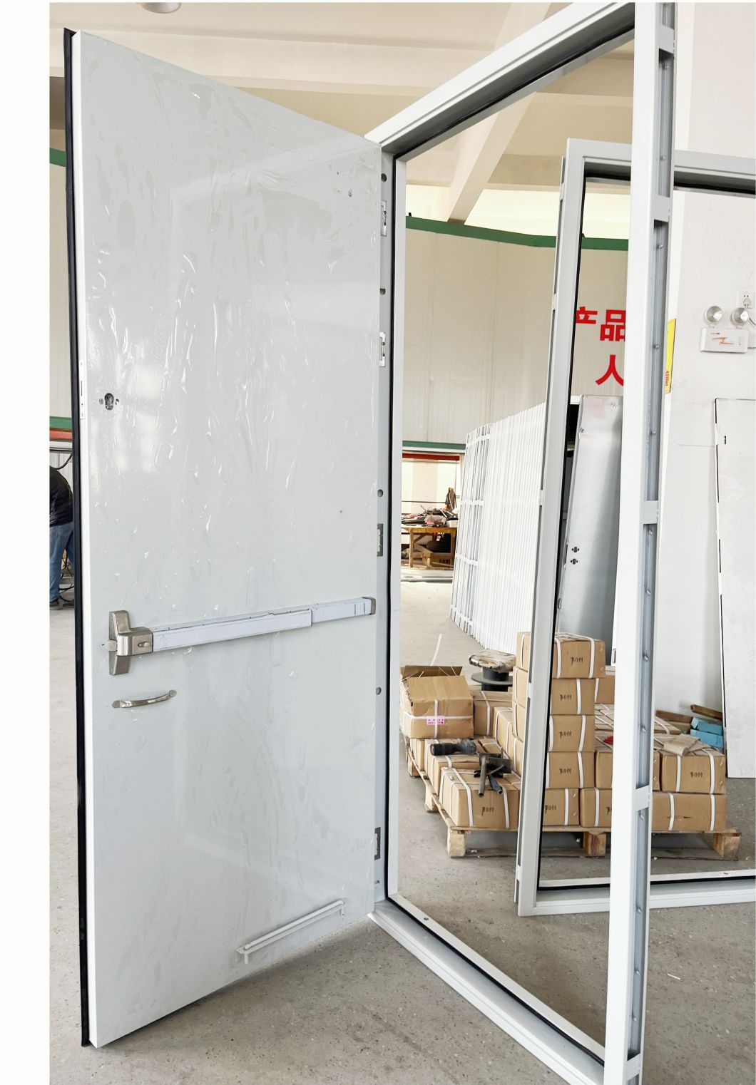 House Main Exterior Steel Security Entry Metal Single Door Design