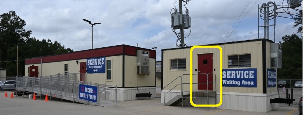 Good Quality Steel Security Door for Guard Booth