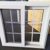 White PVC Sliding Window Price Double Glazed UPVC Sliding Windows