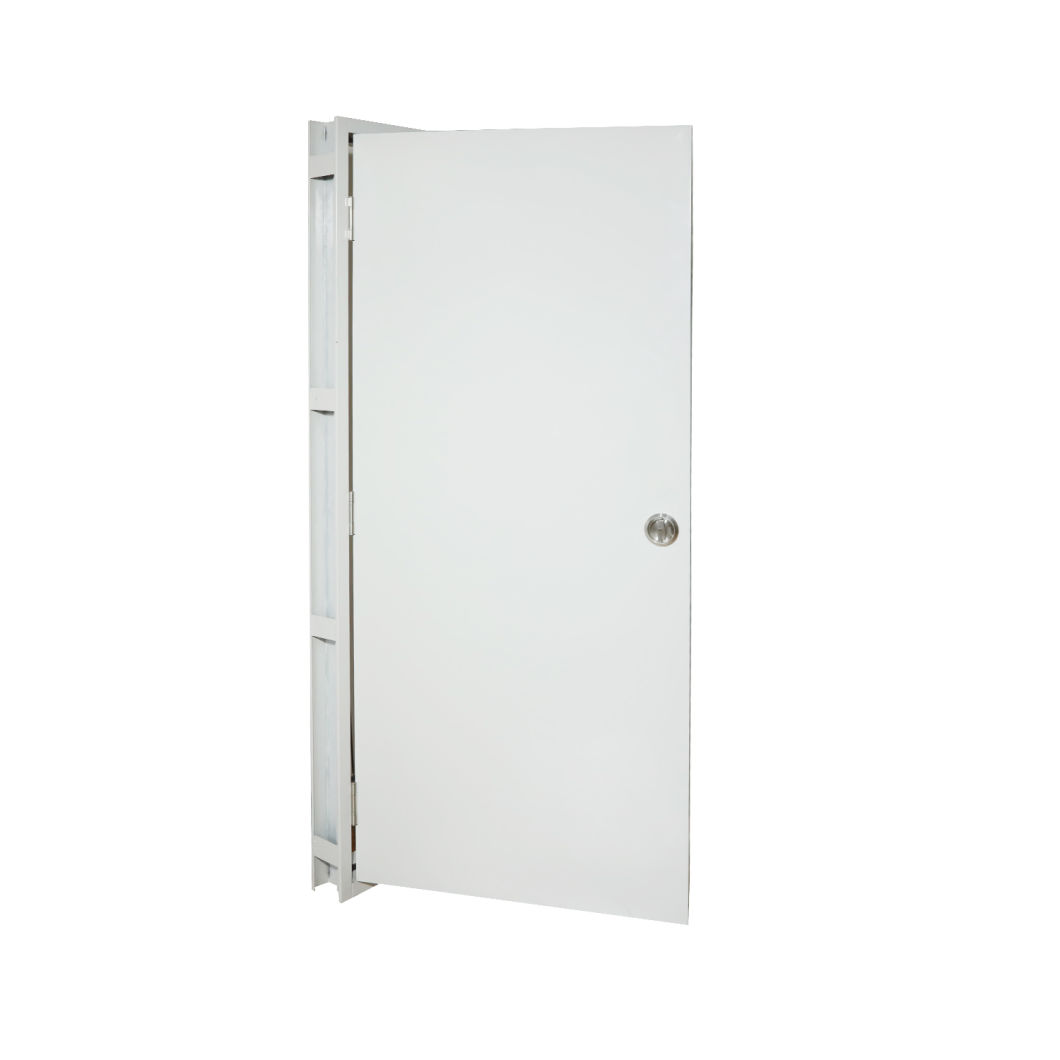 Galvanized Steel Door Security Rock Wool Insulation Apartment Installation