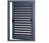 Standard Customized Internal Static Aluminum Single Hinged Louver Louvered Door