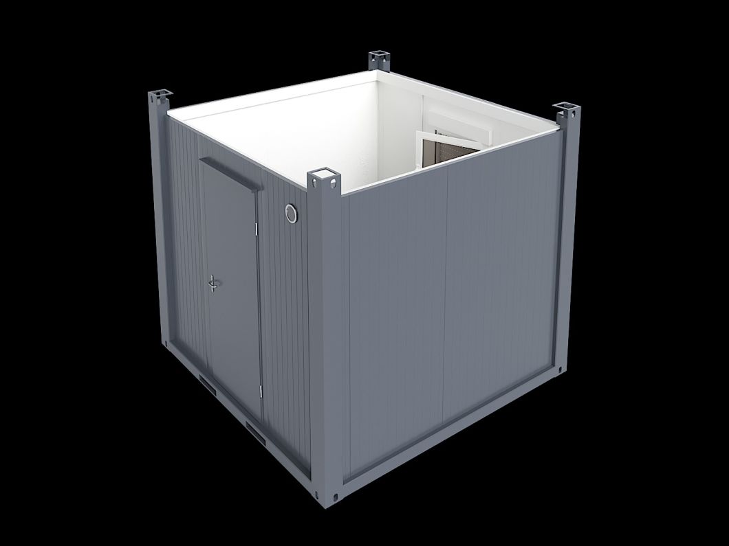 10′ Office Container Steel Door with High Level Security
