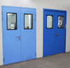 2023 Modular Clean Room Steel Door Industrial Food Factory Door Factory