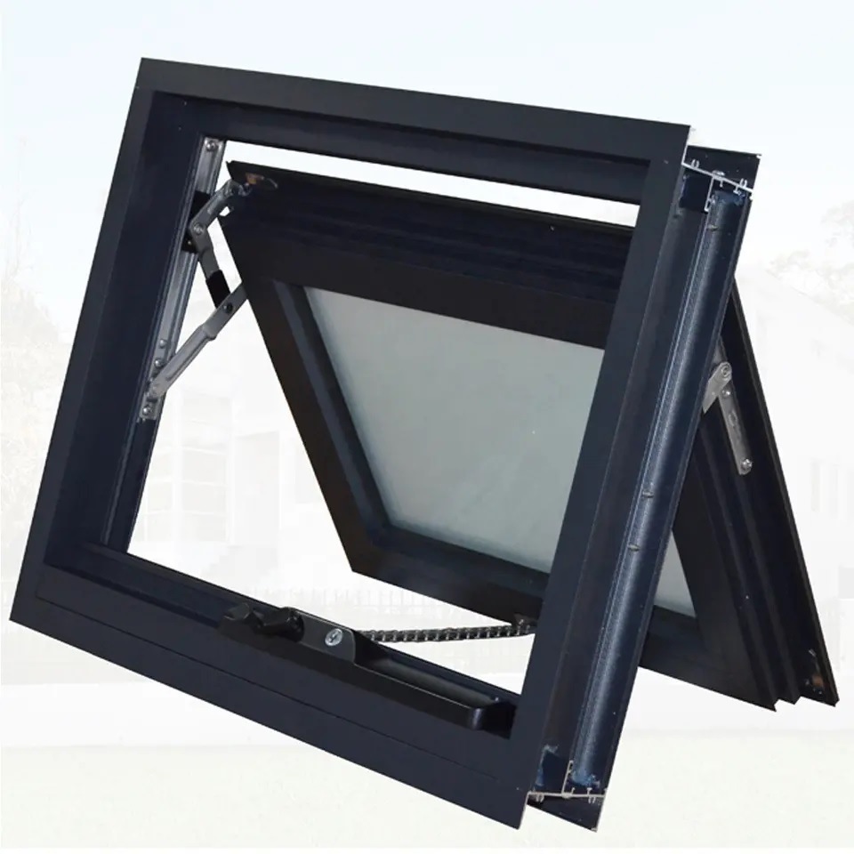 Cheap Windproof Soundproof Premium Quality Customized Size PVC Profile Windows
