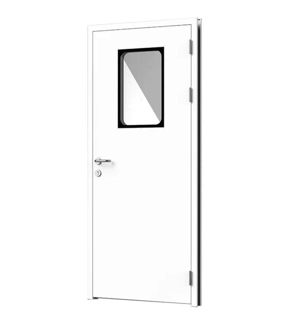 Hospital Standard Steel Medical Double Single Door Rock Wool Insluation