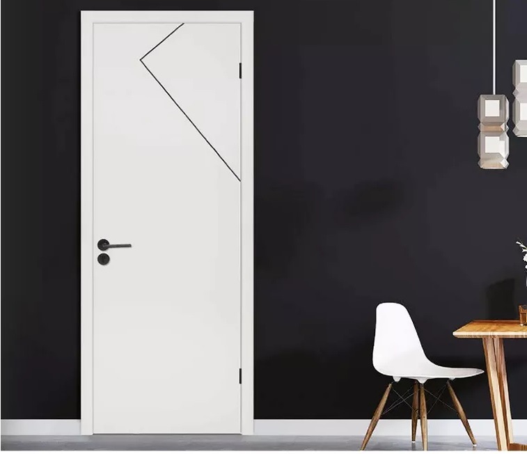 Factory Supply Cheaper Price Simple Design Modern Contemporary Stainles Steel Interior Door