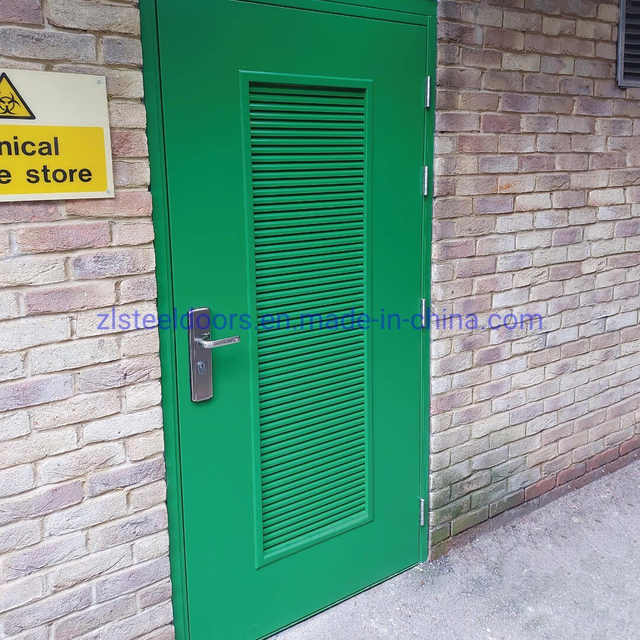 Wholesale High Quality Swing Exterior Steel Louvred Doors Container Doors Modern Style