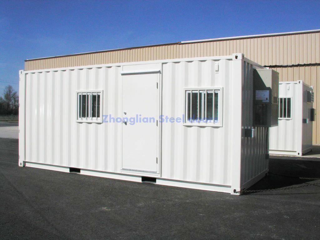 China Classic Design Modern Luxe Steel Security Prehung Door for Prefab House, Modular Building