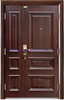 Superior Quality Main Gate Exterior Steel an-Ti Theft Security Door Wholesale Price Steel Security Door