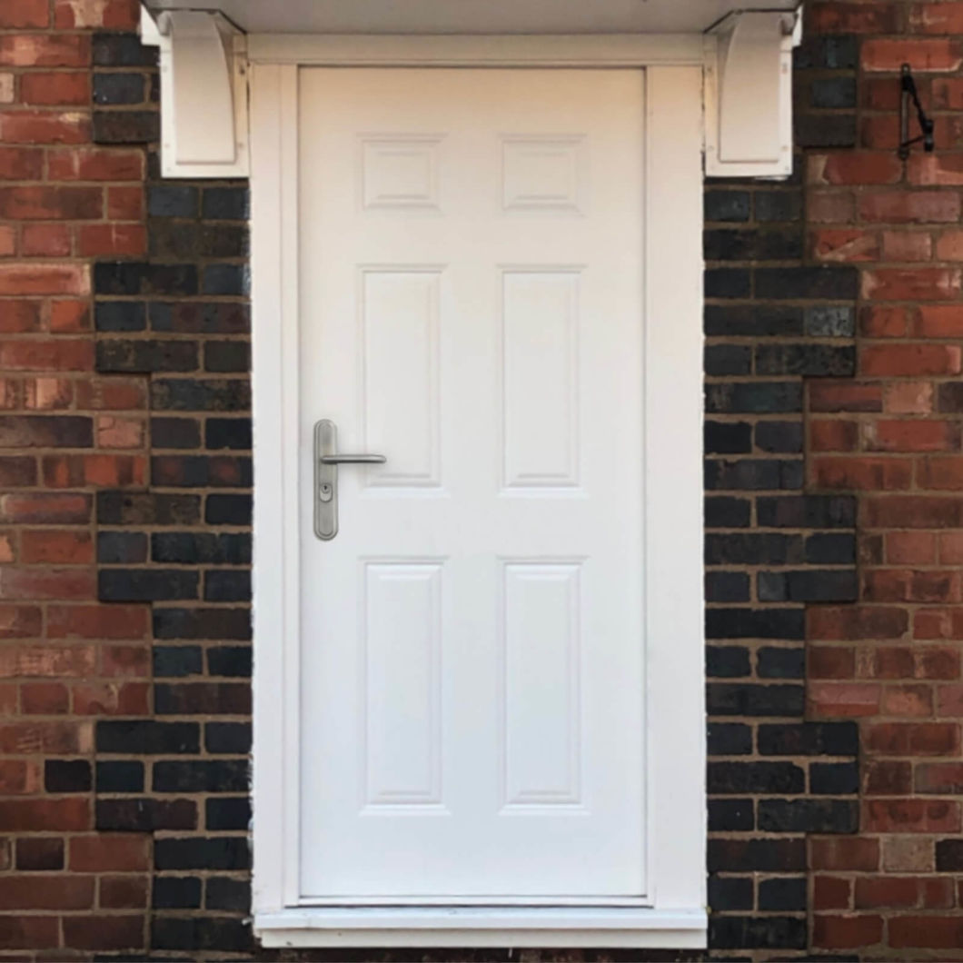 Hot Sale Modular Style Steel Security Doors with Smart Lockset Swing Doors