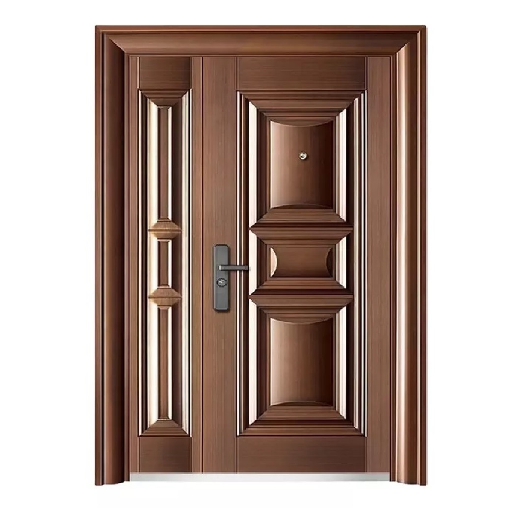 Factory Sales Stainless Steel Primary-Secondary Unequal Security Doors