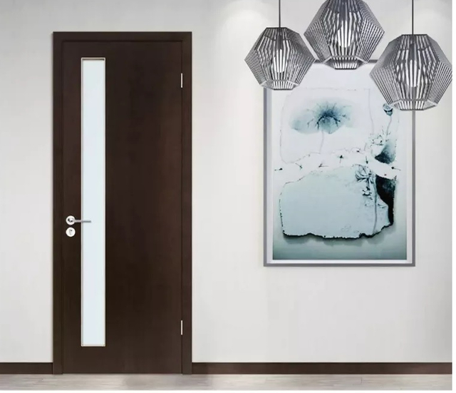 High Quality Modern Design Fire-Resistant Water Proof Durable Steel Kitchen Door with Glass Panel