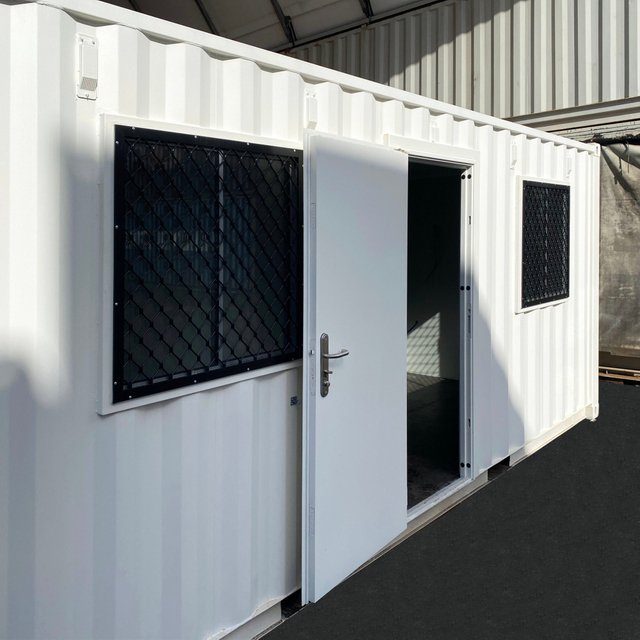 Galvanized Steel Anti-Vandal Container Door with Astragal Heavy Duty Security Doors