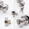 Silver Color Round Ball Front Door Handle and Knobs