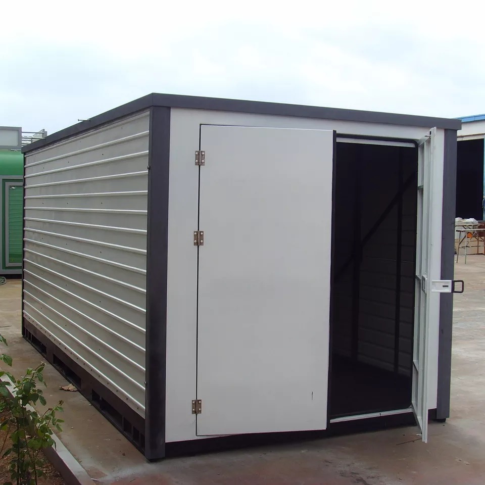 Cheap Modular Container Steel Swing Shutters Door with Door Frame Set