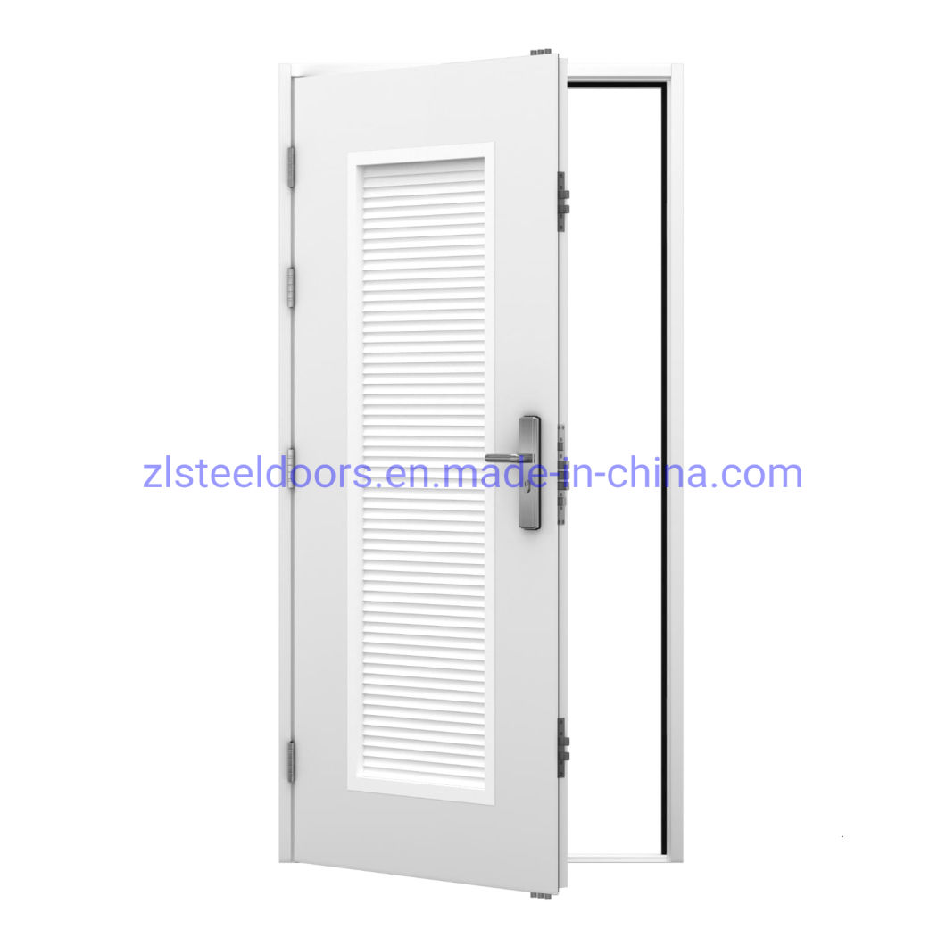 2022 Modern Style Louvered Shipping Container Steel Doors Steel Louver Doors