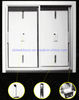 Best Quality Steel Window Shutter with Trim Window Glazings Heavy Duty Security Window Shutter Aluminum Windows
